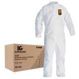 Kleenguard, A30 Breathable Splash & Particle Protection Coveralls, White, 5X-Large, 21 per Case redirect to product page